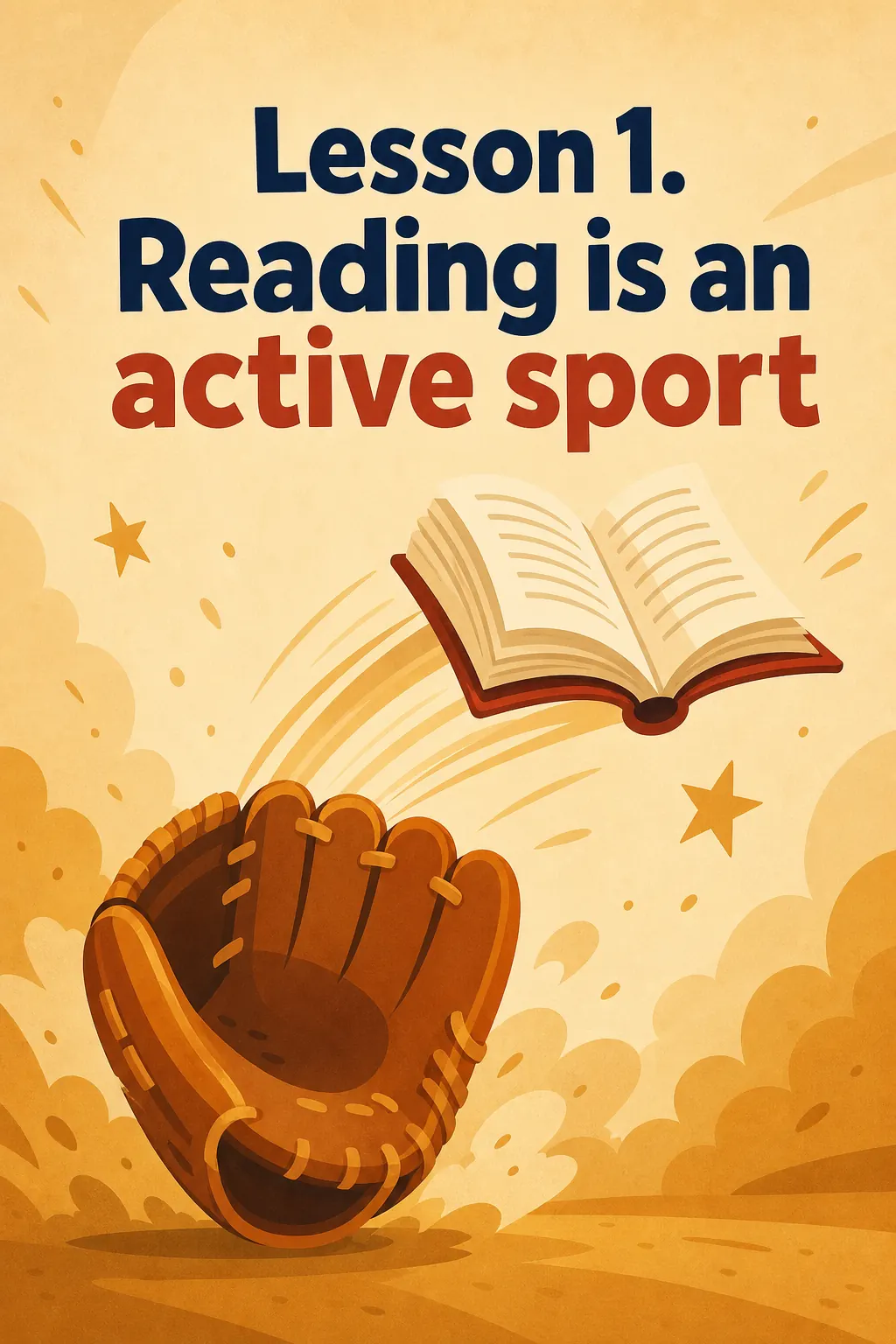 How to Read a Book visual: Lesson 1. Reading is an active sport