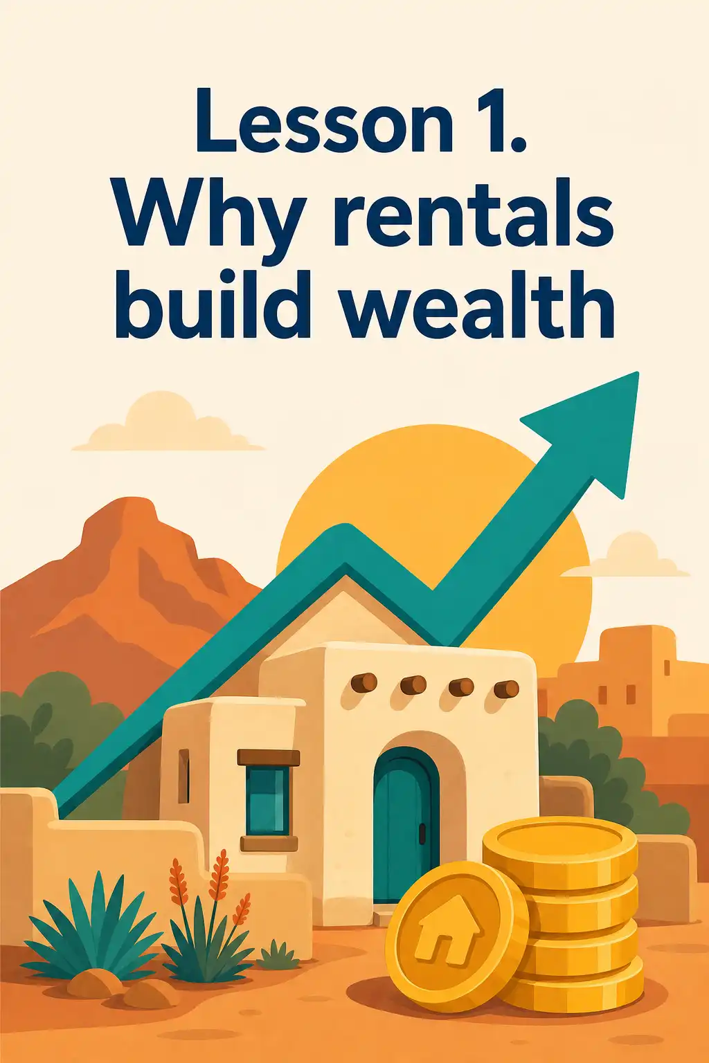 The Book on Rental Property Investing visual: Lesson 1. Why rentals build wealth