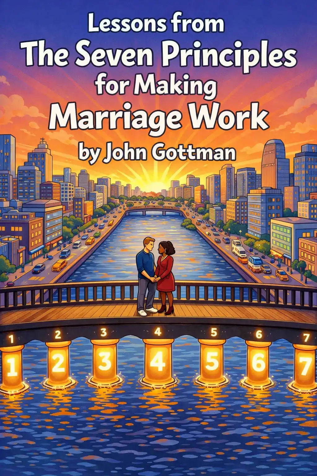 The Seven Principles for Making Marriage Work visual: "The Seven Principles for Making Marriage Work" by John Gottman reveals what decades of scientific research say truly ke