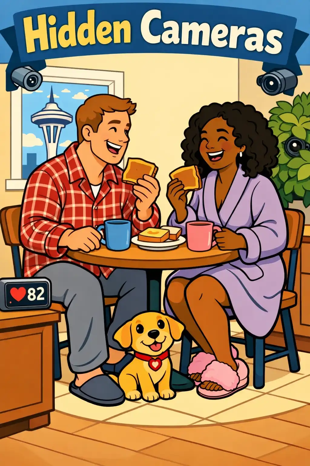 The Seven Principles for Making Marriage Work visual: Picture a cozy apartment in Seattle. A couple eats breakfast, chats, and laughs. It looks totally normal. But hidden cam
