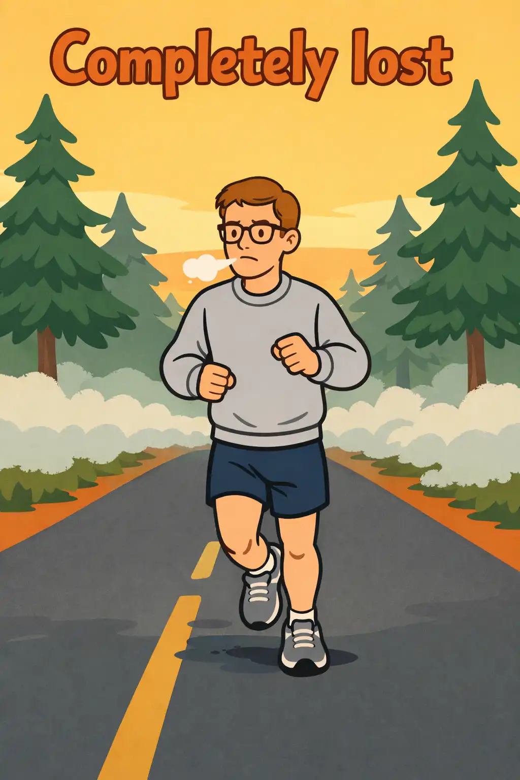 Shoe Dog: The Story of Nike visual: Picture a twenty-four-year-old on a morning jog through the misty roads of Oregon in 1962. He holds two degrees, but he 