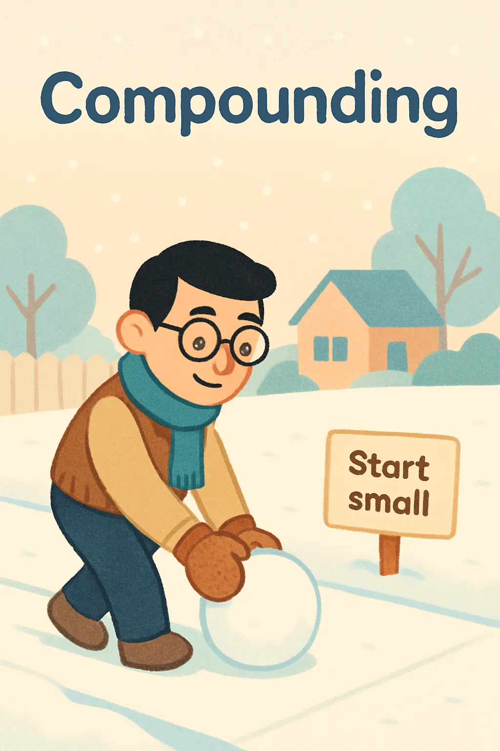 The Snowball: Warren Buffett and the Business of Life visual: Picture a nine-year-old in winter, rolling a snowball that grows inch by inch. That image is the core idea of the book: 