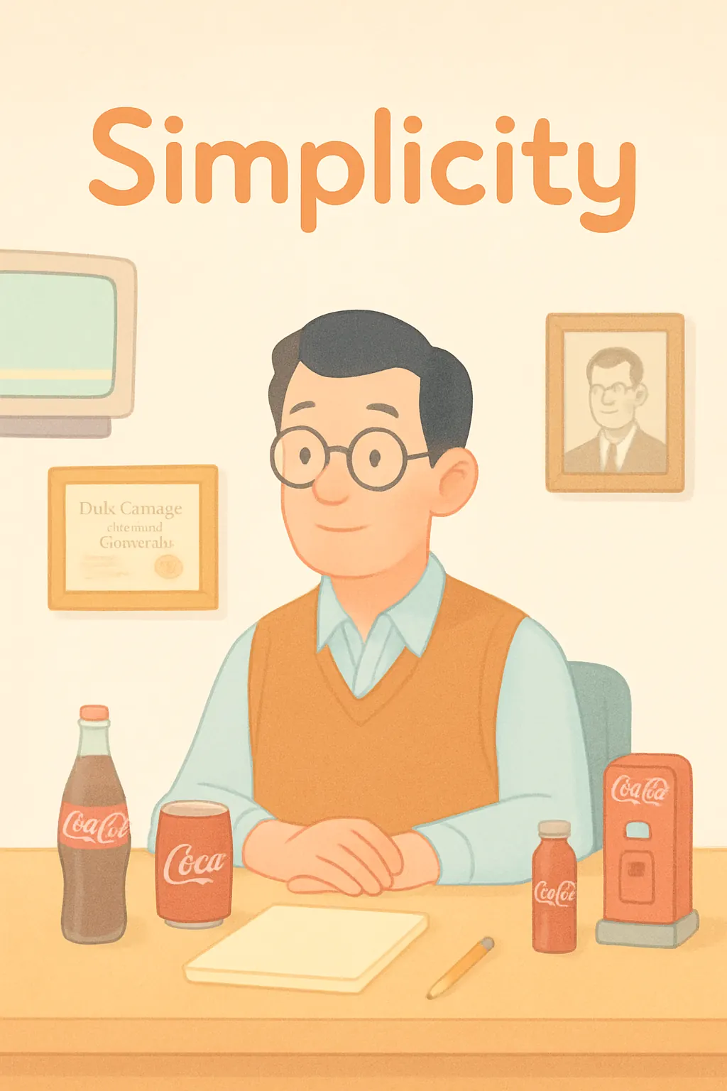 The Snowball: Warren Buffett and the Business of Life preview: His Omaha office is simple. There are Coca-Cola souvenirs, a Dale Carnegie certificate, and a portrait of his father. A 