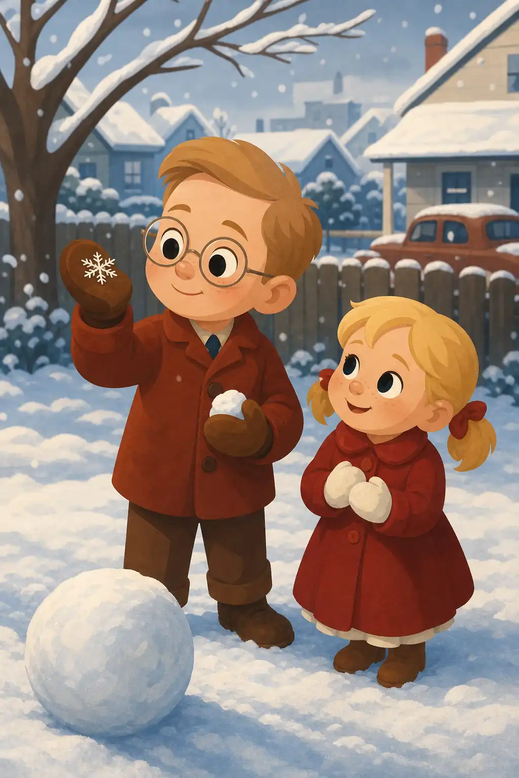 The Snowball (Warren Buffett's Biography) preview: Picture a nine-year-old boy out in the snow with his little sister Bertie. He catches single snowflakes, packs them into