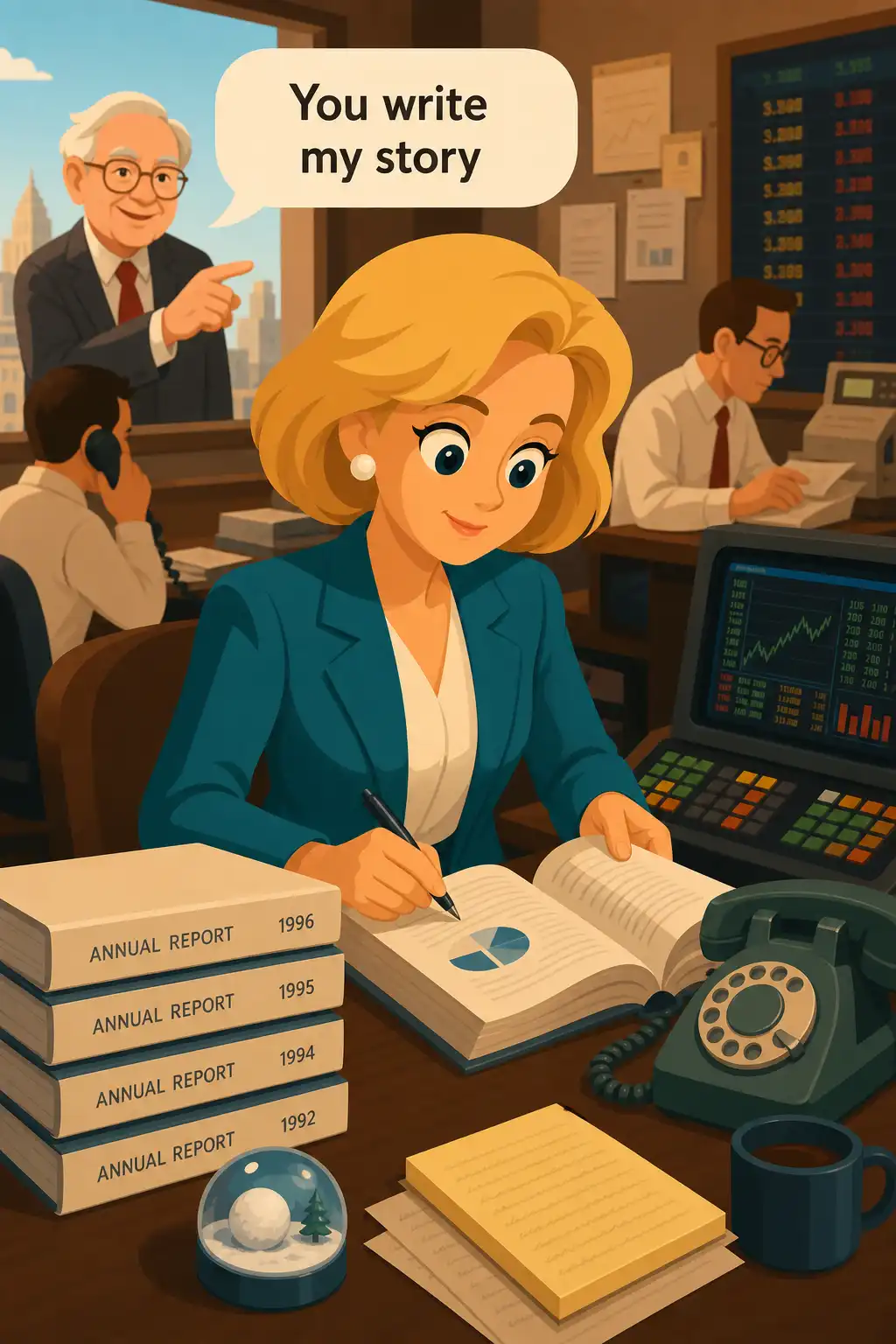 The Snowball (Warren Buffett's Biography) preview: Schroeder was a financial analyst covering Berkshire Hathaway stock when Buffett chose her to write his life story inste
