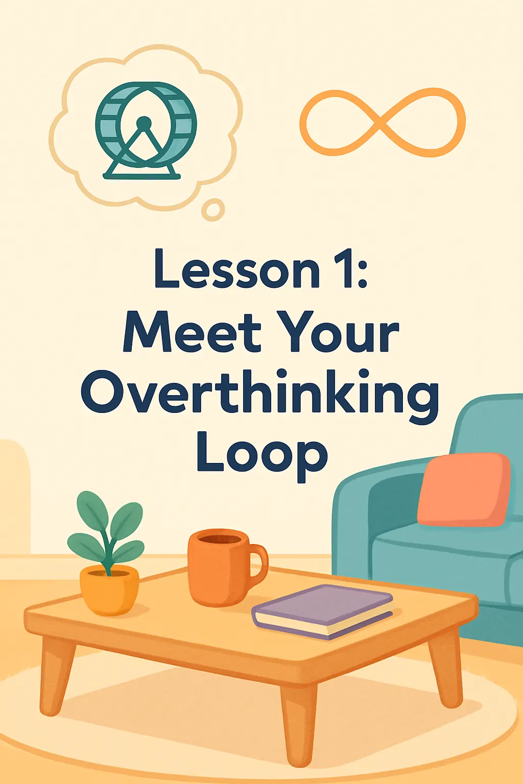 Stop Overthinking visual: Lesson 1. Meet Your Overthinking Loop