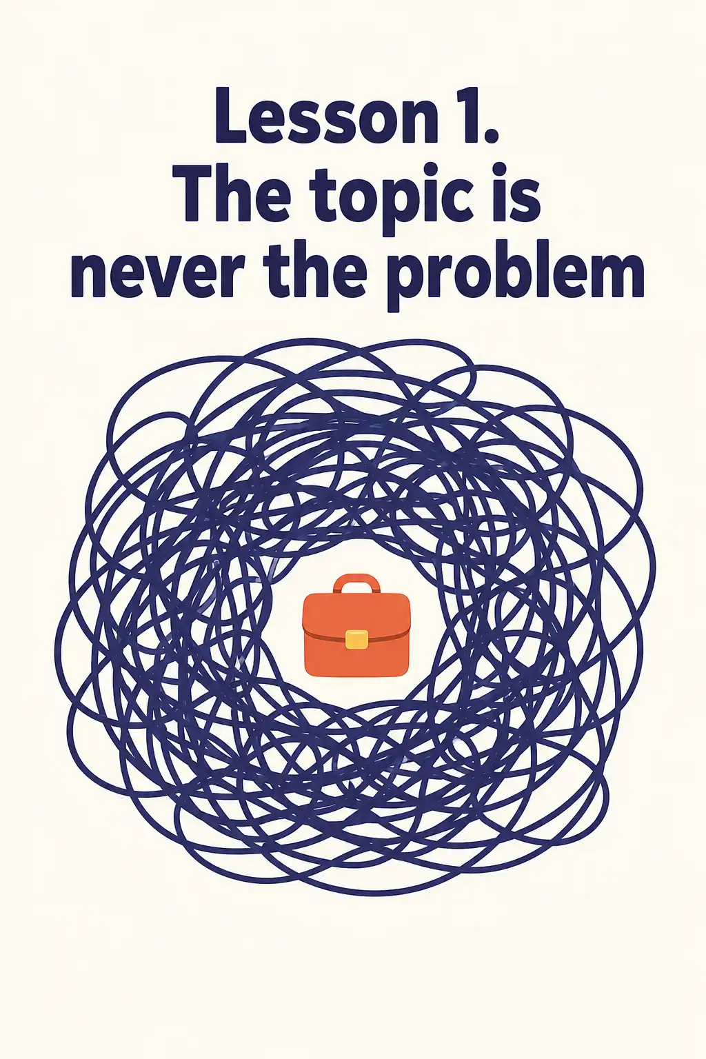 Stop Overthinking preview: Lesson 1. The topic is never the problem