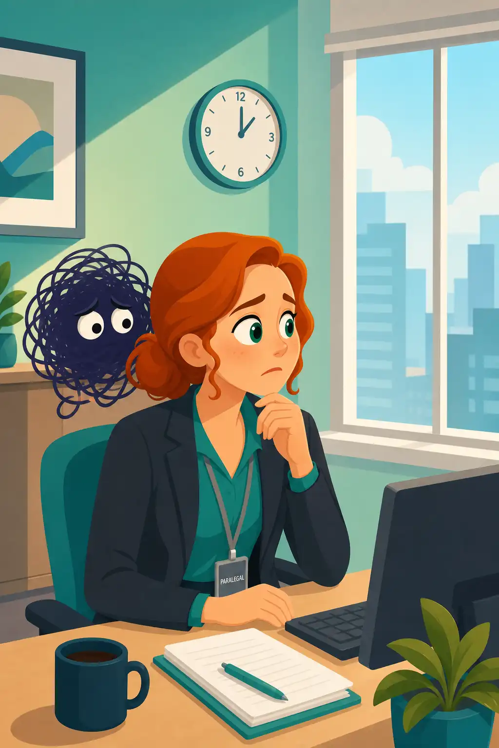 Stop Overthinking preview: The next morning, Lauren learns the truth. Her boss just wanted a file. Relief washes over her for about an hour. And th