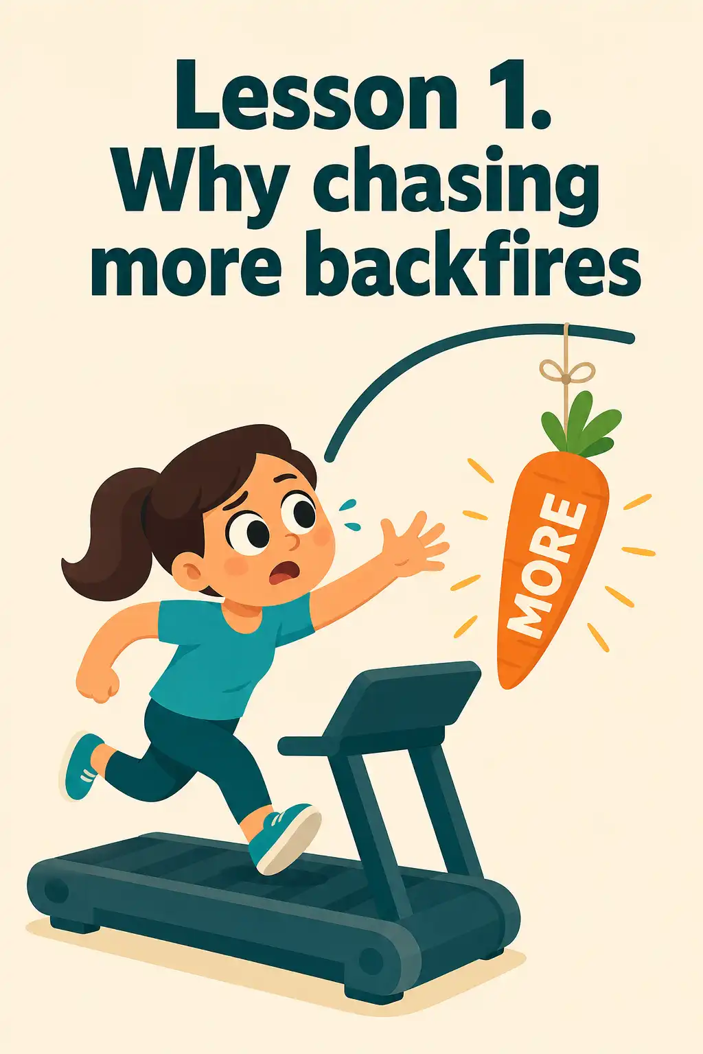The Subtle Art of Not Giving an F visual: Lesson 1. Why chasing more backfires