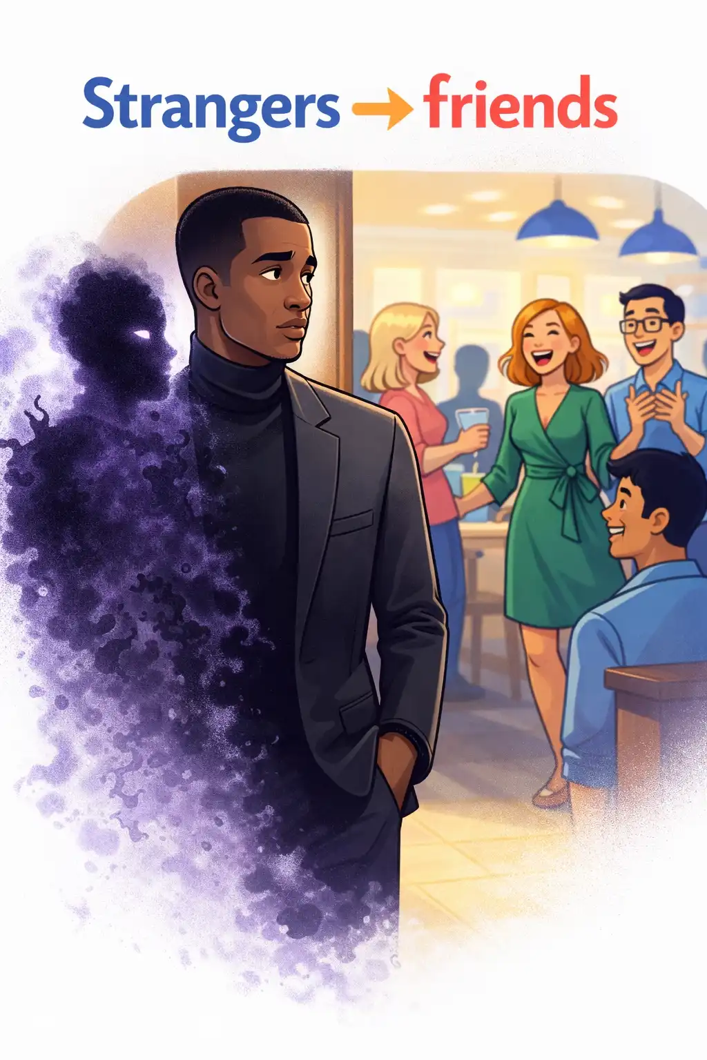 How to Talk to Anyone visual: Have you ever watched someone walk into a room and, within seconds, make strangers feel like friends—and wondered how th