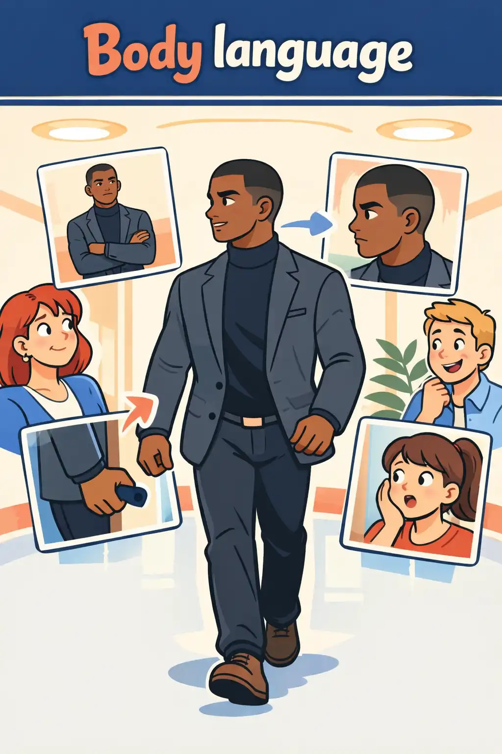 How to Talk to Anyone preview: She says body language is “autobiography in motion.” People react to how you stand, move, and look before they process y
