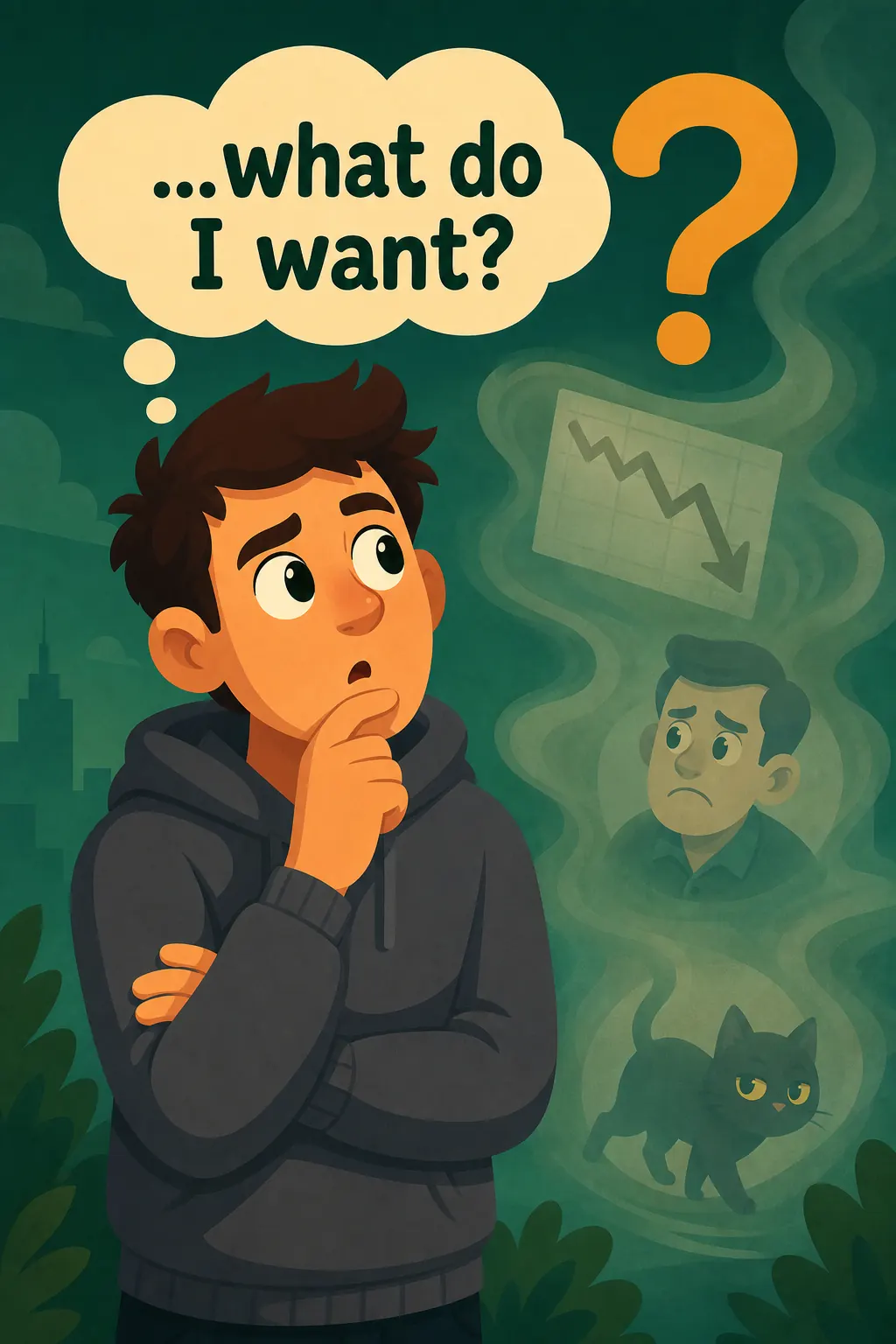Think and Grow Rich preview: He keeps blaming the economy, his clients, or bad luck. But really, he's never actually decided what he wants.
