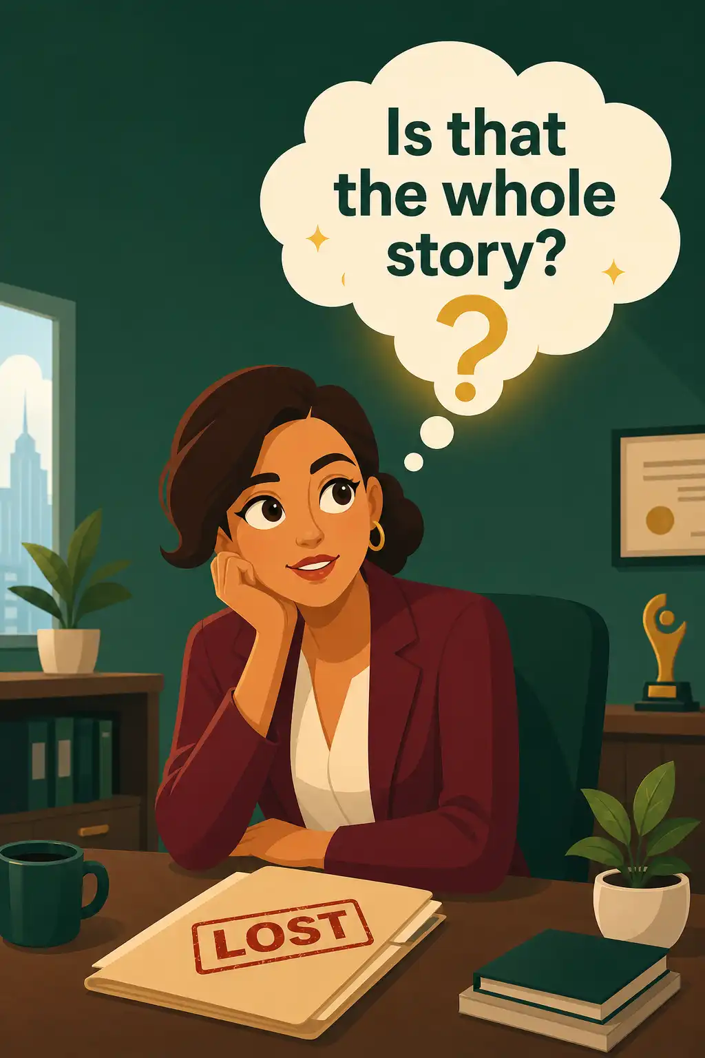 Thinking In Bets preview: That lost account really stings. Carla had done everything by the book, so the failure feels like proof she's a fraud. B