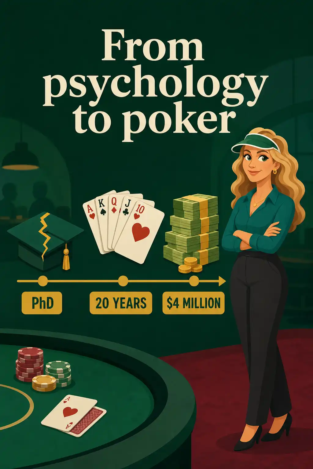 Thinking In Bets preview: Annie Duke spent twenty years as a professional poker player, winning over four million dollars, after an illness derail