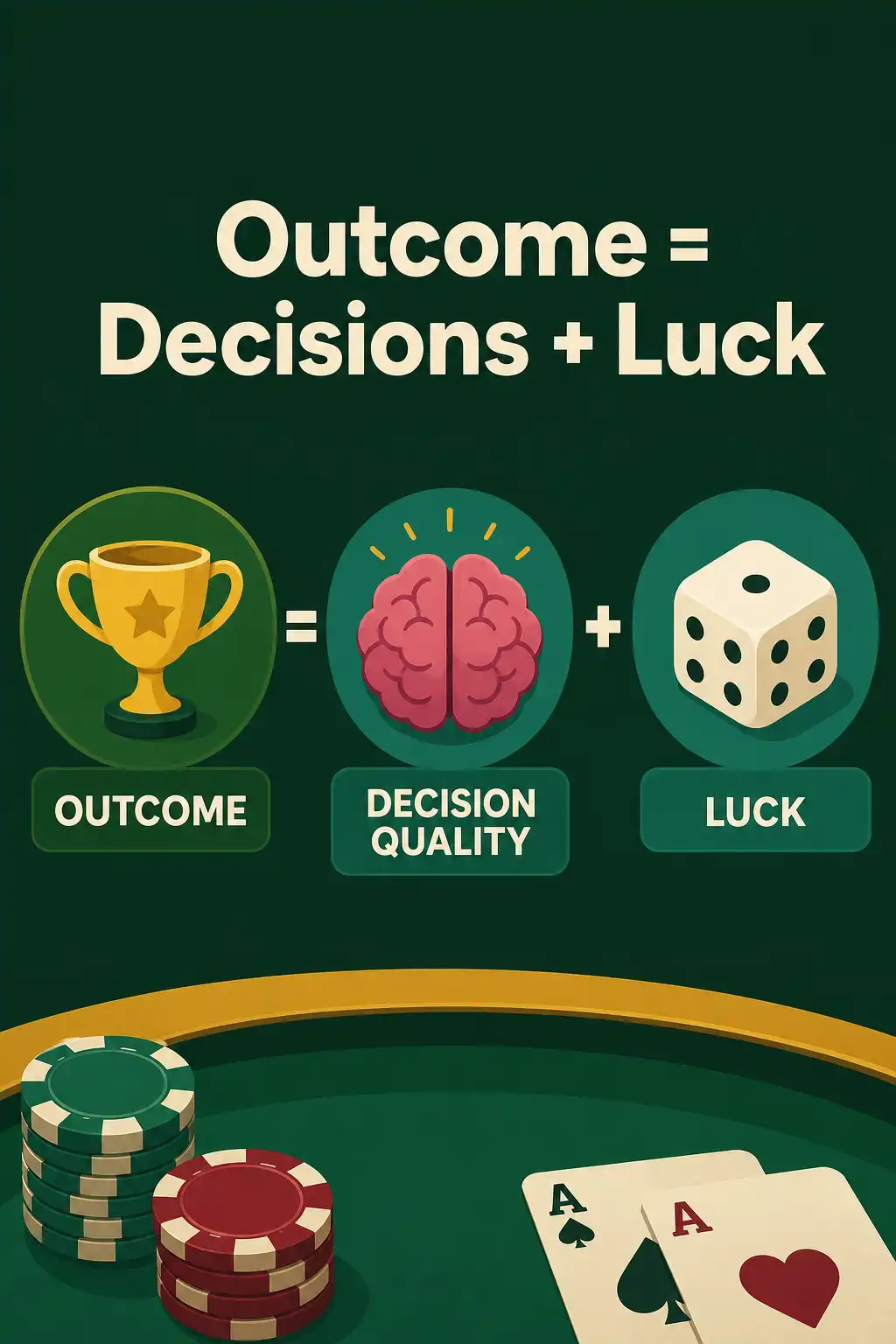 Thinking In Bets preview: Every outcome in life, Duke says, comes from two things. The quality of your decisions, and plain luck. Telling them apa