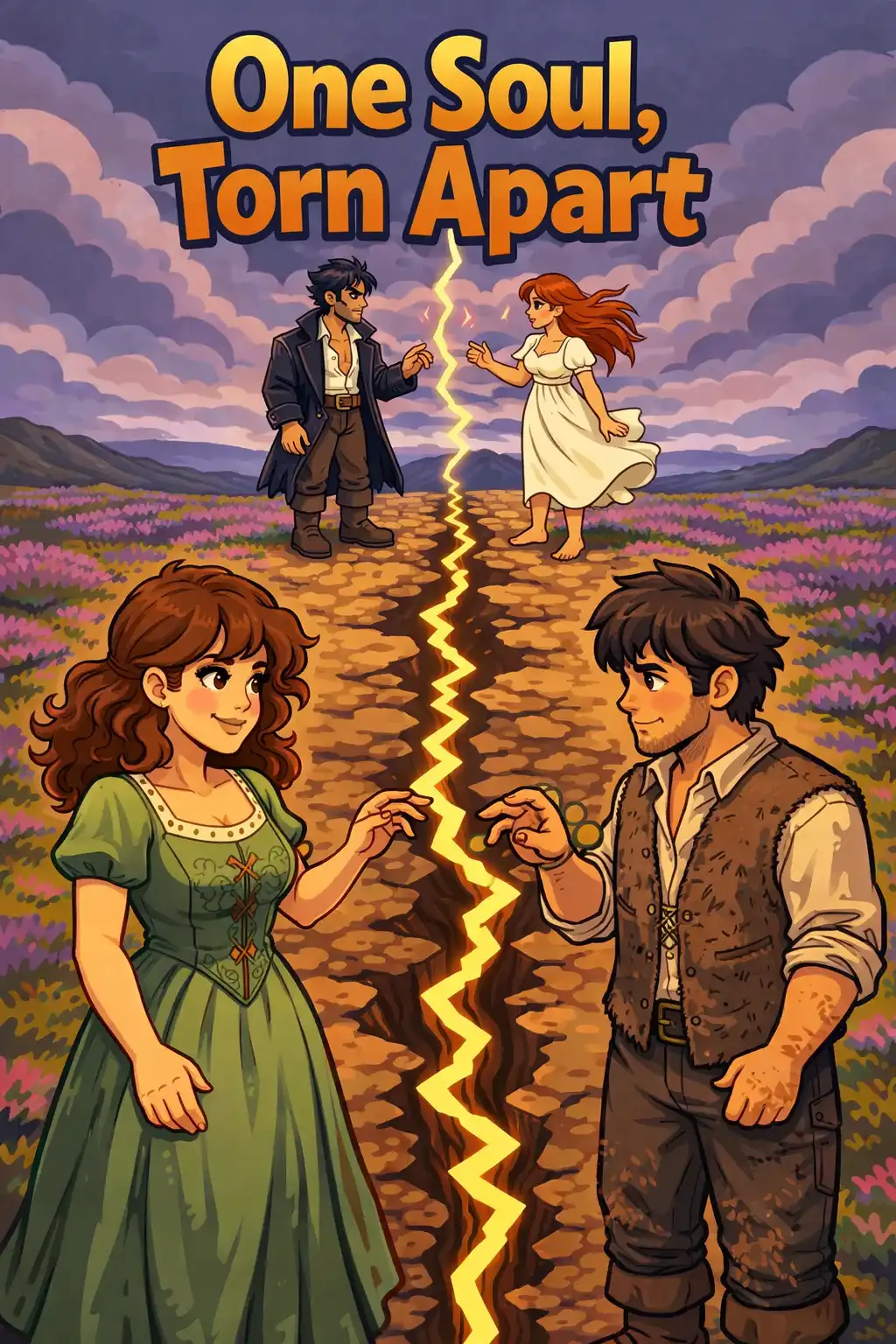 Wuthering Heights visual: What happens when two people share one soul, but let pride, class, and cruelty tear them apart, not just for a lifetime,